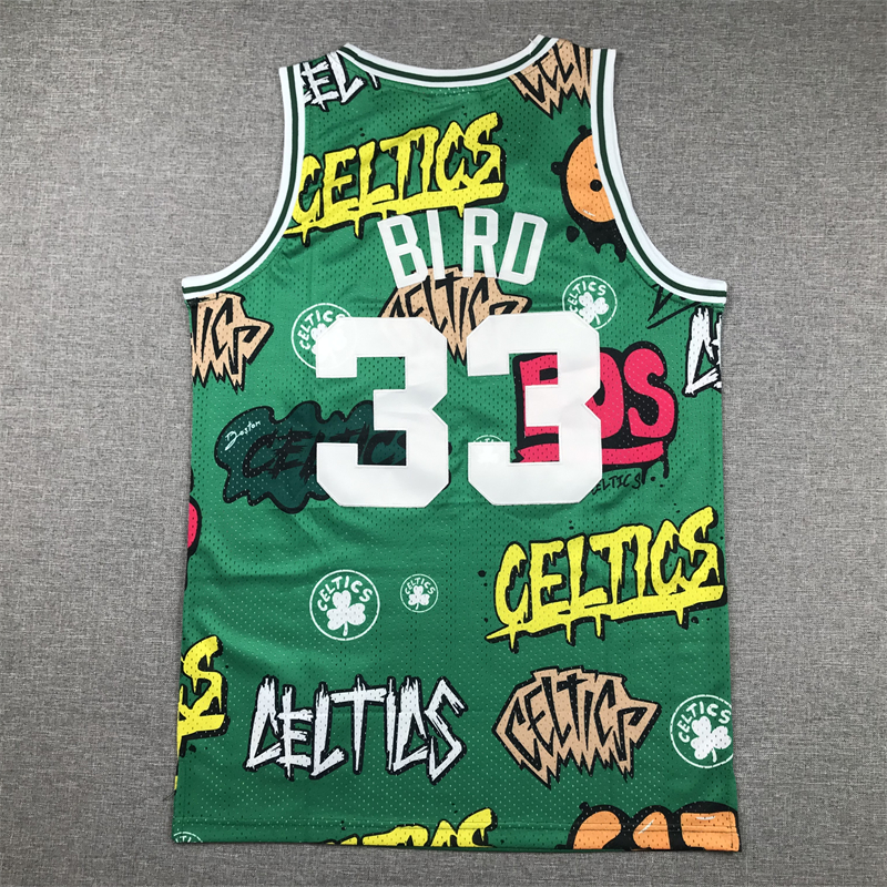 Men Boston Celtics #33 Bird Green 2024 NBA Jersey->boston celtics->NBA Jersey